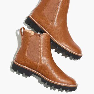 Madewell Citywalk Lugsole Chelsea Boot Sz M Color English Saddle